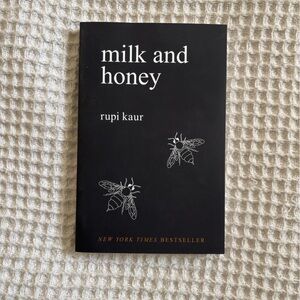 milk and honey by rupi kaur — paperback poetry book